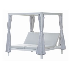 WHITE ALUMINIUM GAZEBO FRAME