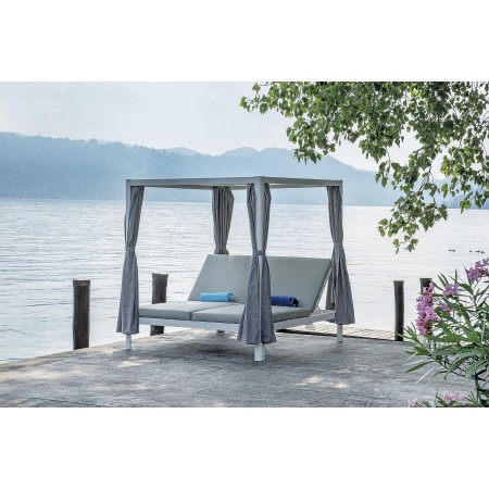 STRUCTURE GAZEBO EN ALUMINIUM BLANC
