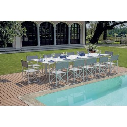 WHITE ALUMINIUM OUTDOOR TABLE 2