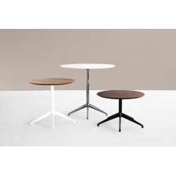 ROUND TABLE WITH STAR-SHAPED BASE / 3 HEIGHTS