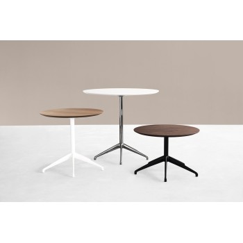 TABLE RONDE PIED ETOILE / 3 HAUTEURS