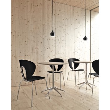 ROUND TABLE WITH STAR-SHAPED BASE / 3 HEIGHTS