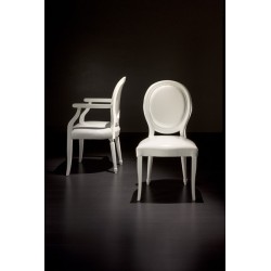 CHAISE DE STYLE - LOUISE CAPITONNE / LISSE