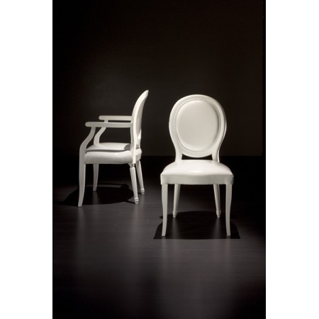 CHAISE DE STYLE - LOUISE CAPITONNE / LISSE
