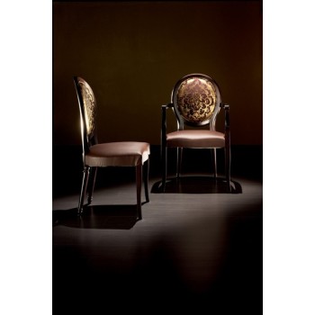 CHAISE DE STYLE - LOUISE CAPITONNE / LISSE