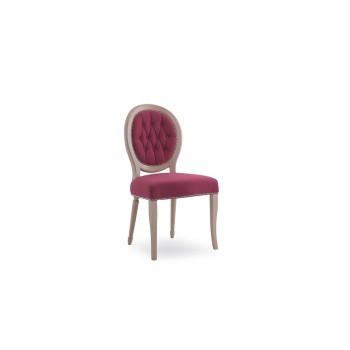CHAISE DE STYLE - LOUISE CAPITONNE / LISSE