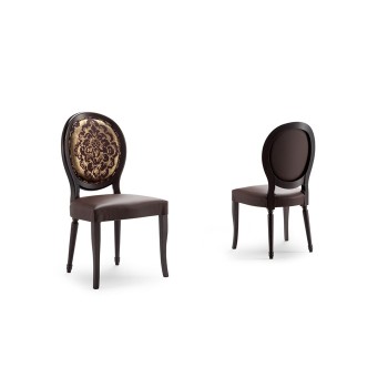 CHAISE DE STYLE - LOUISE CAPITONNE / LISSE