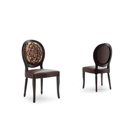 CHAISE DE STYLE - LOUISE CAPITONNE / LISSE