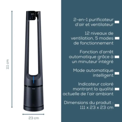 VENTILATEUR PURIFICATEUR D'AIR 2
