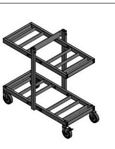 CADDY DE STOCKAGE POUR RECHAUFFE-PLATS ELECTRIQUE 2