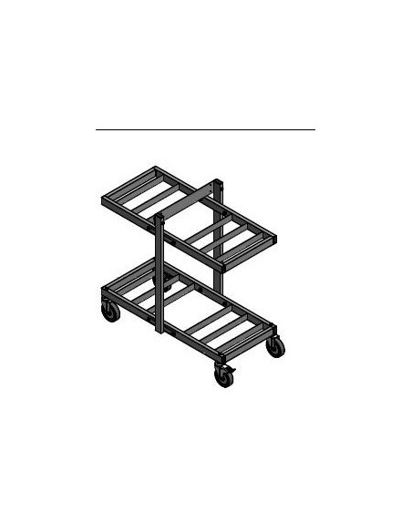 STORAGE TROLLEY FOR ELECTRIC FOOD WARMERS