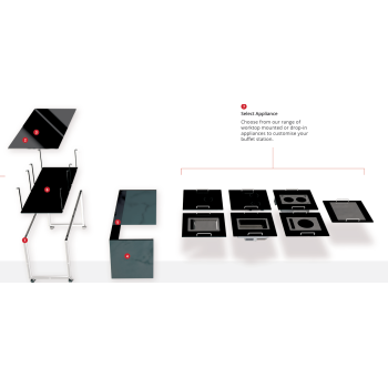 MOSAIC MODULAR BUFFET SYSTEM