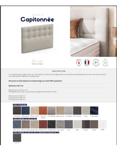 COLLECTION SOMMIERS ET TETE DE LIT