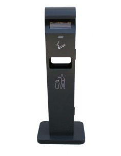 CENDRIER SUR PIED AVCE CORBEILLE 2L/8L
