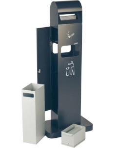 CENDRIER SUR PIED AVCE CORBEILLE 2L/8L 2