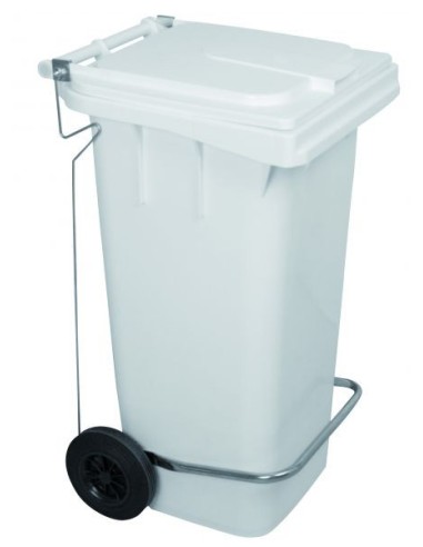 CONTENEUR MOBILE A PEDALE 120L