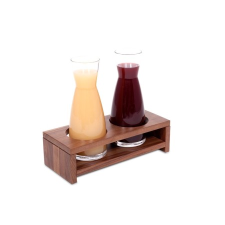 WOODEN PITCHER DISPLAY STAND