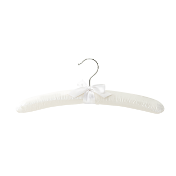SATION COAT HANGER WITH DECORATIVE BOW