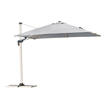 PARASOL ALUMINIUM EFFET BOIS