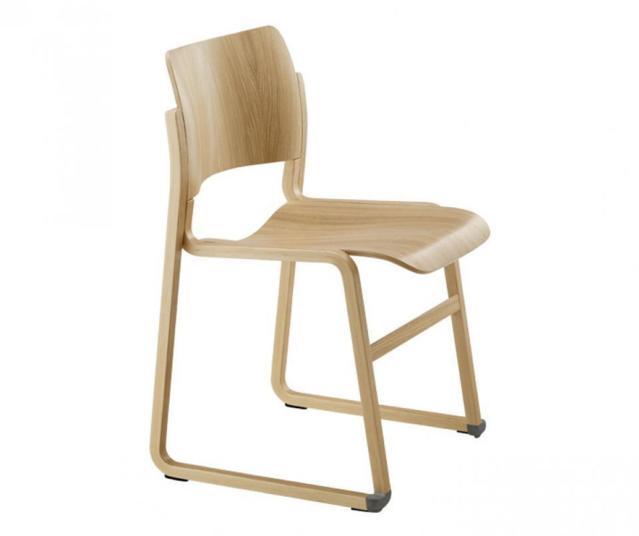 Chaises design CHAISE 40/4 TOUT BOIS EMPILABLE