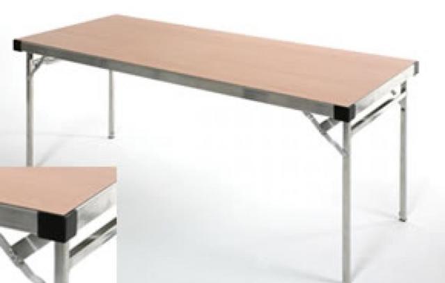 Tables pliantes TABLE PLIANTE RECTANGULAIRE DE BANQUET ULTRA LEGERE 