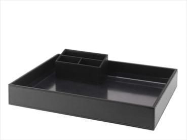 Plateaux Welcome HENDON LEATHERETTE TRAY SET